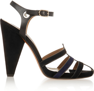 Sonia Rykiel Elaphe and leather sandals