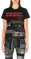 Thumbnail for your product : Junya Watanabe Patchwork cotton-jersey t-shirt