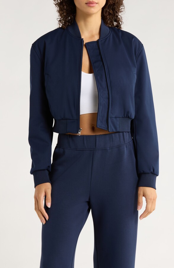 MPG Crop Bomber Jacket