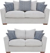 Thumbnail for your product : Very Bloom Fabric 3-Seater + 2-Seater Sofa Set (Buy And Save!)