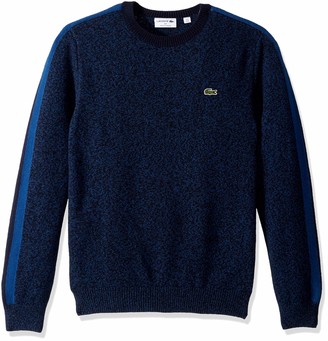 Lacoste Men's Long Sleeve Made in France Wool Sweater