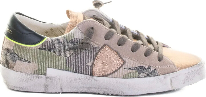 Philippe Model Paris Camouflage-Print Sneakers