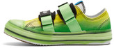 Thumbnail for your product : Palm Angels Green Vulcanized Sneakers