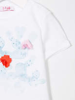 Thumbnail for your product : Il Gufo pom pom embellished T-shirt