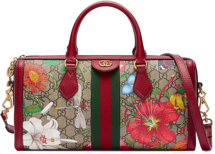 gucci ophidia floral bag