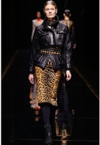 Thumbnail for your product : Balmain Cropped Quilted Nappa Leather Jacket