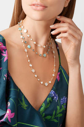 Ippolita Lollipop 18-karat Gold Mother-of-pearl Necklace
