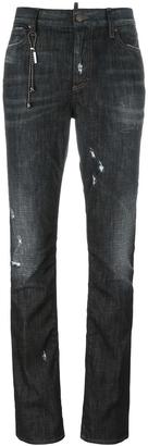 DSQUARED2 Los Angeles chain trim jeans