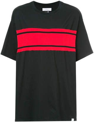 Facetasm loose fit striped T-shirt