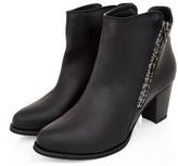 Thumbnail for your product : New Look Tan Zip Side Block Heel Ankle Boots