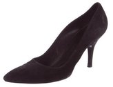 Thumbnail for your product : Hermes Pointed-Toe Suede Pumps
