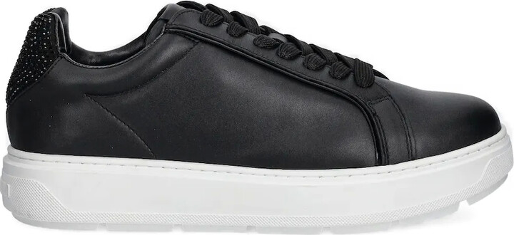 Love Moschino Embellished Lace-Up Sneakers