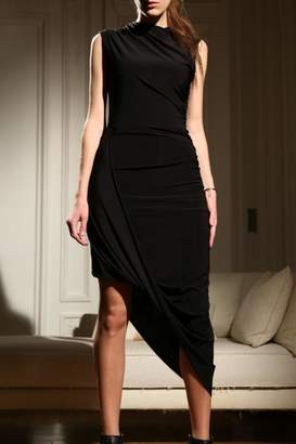 Alexia Klein Black Draped Dress