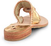 Thumbnail for your product : Jack Rogers Nicola Metallic Leather Sandals