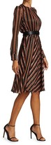 Thumbnail for your product : Akris Punto Houndstooth-Printed Crepe Dress