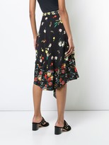 Thumbnail for your product : Derek Lam Asymmetrical Mixed Print Skirt
