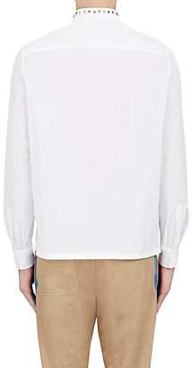 Valentino Men's Studded-Collar Shirt