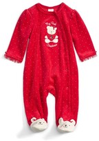 Thumbnail for your product : Little Me 'Bear' Footie (Baby Girls)