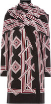 Kenzo Gilet avec écharpe en laine imprimée