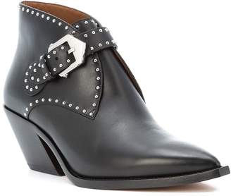 Givenchy studded buckle ankle boots