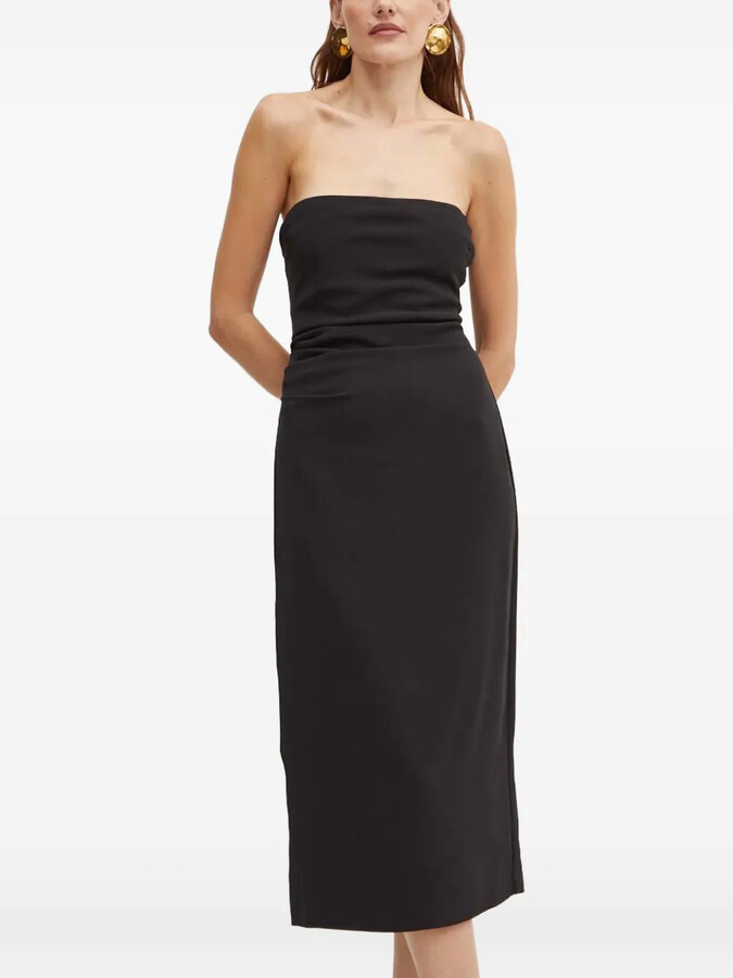 Bardot Strapless Side-Split Dress