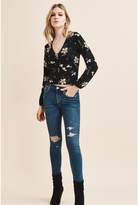 Thumbnail for your product : Dynamite V-Neck Top - FINAL SALE Floral