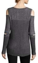 Thumbnail for your product : Design History Ribbed Cold-Shoulder Top