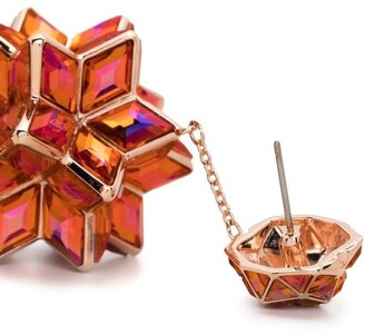 Swarovski Cuiosa geometric-cut drop earrings
