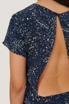 Thumbnail for your product : NA-KD Short Sleeve Open Back Dress