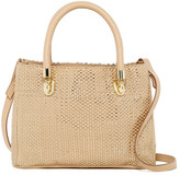 Thumbnail for your product : Cole Haan Benson Small Woven Leather Satchel