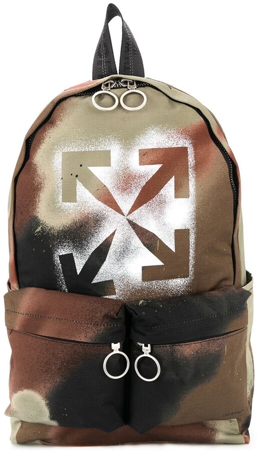 camo off white backpack