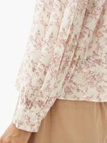 Thumbnail for your product : Etoile Isabel Marant Vega Floral-print Cotton Blouse - Womens - Ivory Multi