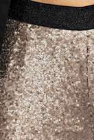 Thumbnail for your product : boohoo Michaela Sequin Tapered Leg Trousers