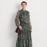 Thumbnail for your product : Lauren Ralph Lauren Ralph Lauren Ascot-Print Georgette Dress