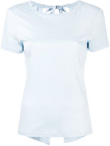 Helmut Lang - t-shirt à détails noués au dos - women - coton - XS