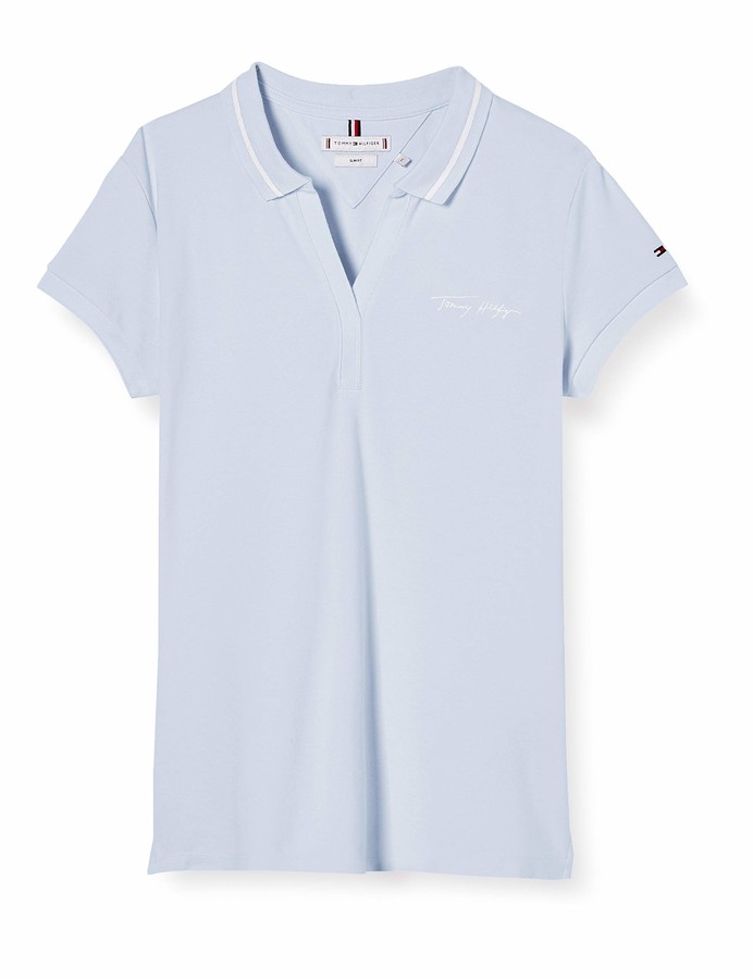 Tommy Hilfiger Womens Bonny Slim Polo Ss Shirt 
