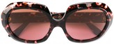 Thumbnail for your product : Emmanuelle Khanh Round Oversized Sunglasses