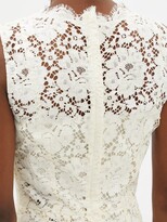 Thumbnail for your product : Dolce & Gabbana Cordonetto-lace Midi Sheath Dress - White