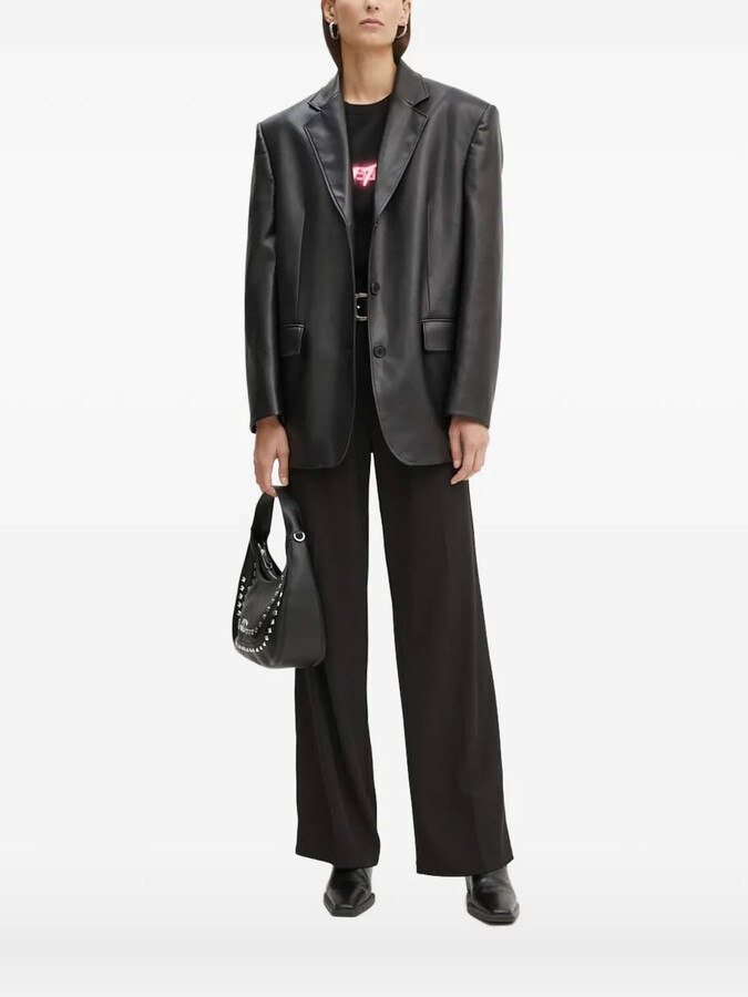 The Kooples neon-graphic slogan T-shirt