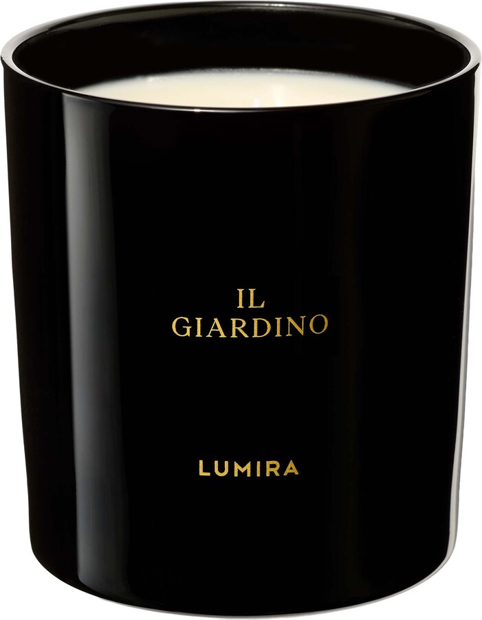 LUMIRA Il Giardino Black Candle 10.5 oz