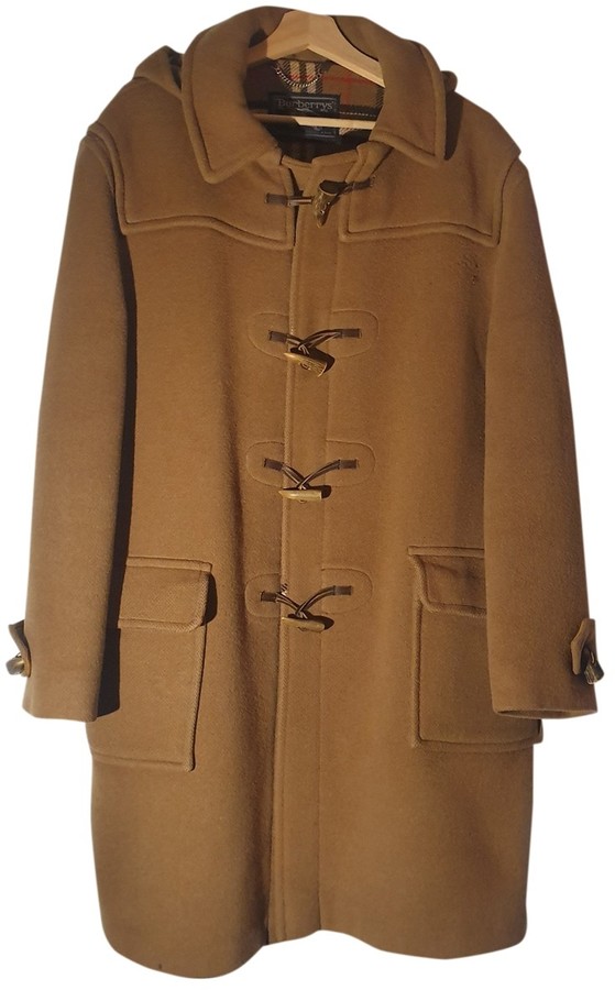 burberry camel wool coat