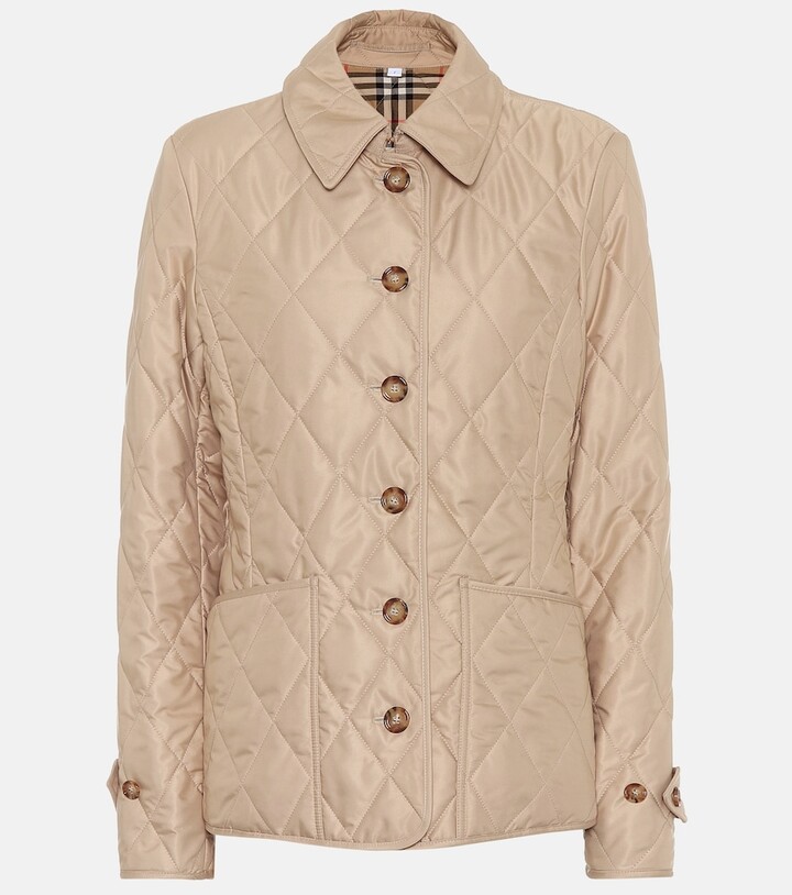 Burberry Quilted jacket - ShopStyle
