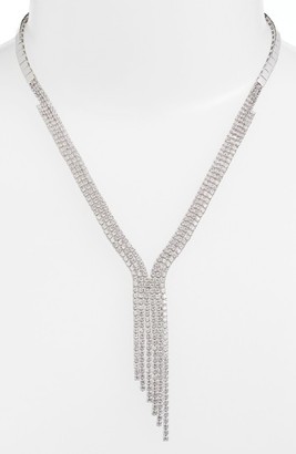 Nina Women's 'Waterfall' Swarovski Crystal Necklace