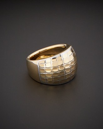Luxury Italian Women Ring - 925 Silver - 18k Gold Plated