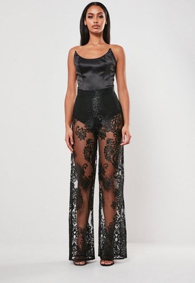 missguided lace pants
