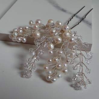 Laurèl Jewellery Made By Me Pearl And Crystal Bridal Hair Pin