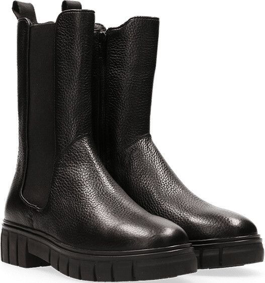 Maruti Tobi Black Leather Boots - ShopStyle