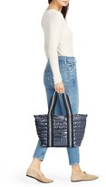 Thumbnail for your product : Think Royln Junior Wingman Metallic Quilted Tote