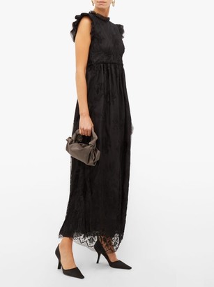 Brock Collection Patricia Ruffled Guipure-lace Dress - Black