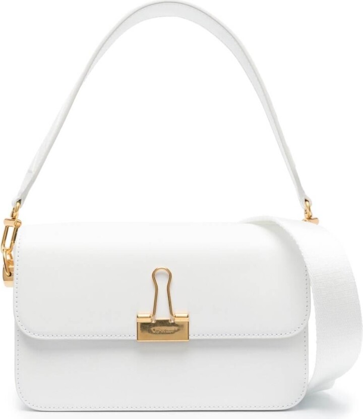 Off-White 'Diag Flap' Shoulder Bag Women's White - ShopStyle